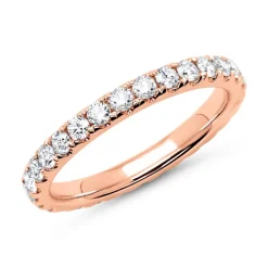 Memoire-Ring 14K Roségold 29 Diamanten DR0102-14KR-48mm