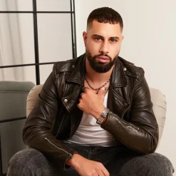 Modernes hochglanzpoliertes Armband Edelstahl OS0107