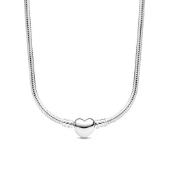 Moments Damen Schlangenkette Herz aus Sterlingsilber 393091C00-45