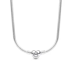 Moments Damen Schlangenkette Herz aus Sterlingsilber 393091C00-45