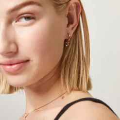 Ocean Heart Creolen aus rosévergoldetem Edelstahl PH-JE-0168