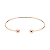 Offener Armreif aus rosévergoldetem 925er Silber LSB0015
