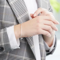 Offener Armreif aus Sterlingsilber LSB0013