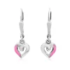 Ohrringe für Kinder pinkes Herz KE0103