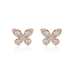 Ohrstecker aus Roségold mit Lab Grown Brillanten BDE0074LG-RSL