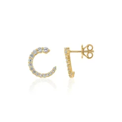 Ohrstecker für Damen aus Gold mit Lab Grown Diamanten BDE0052LG-GSL