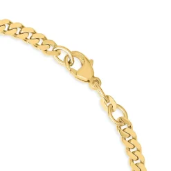 Panzerarmband aus 14 Karat Gold, 4,1 mm breit BIN1124-14KGSL