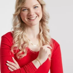 Panzerarmband aus 14 Karat Gold, 4,1 mm breit BIN1124-14KGSL