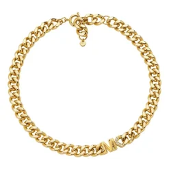 Panzerkette Brass für Damen aus Messing, vergoldet MKJ7835710