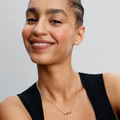 Pfeilkette für Damen mit Herz, Moments, 925er Silber 393669C01