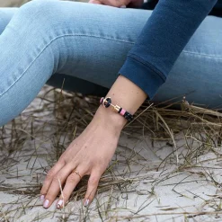 Phrep Damen Armband aus Nylon, dunkelblau PH002314