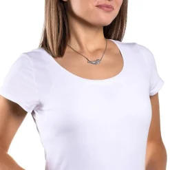 Piuma Kette für Damen aus Edelstahl mit Kristallen 016969