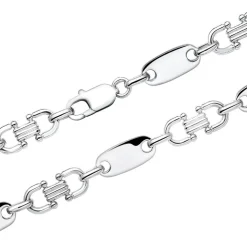 Plattenkette für Herren aus Sterlingsilber PLN0050-RH