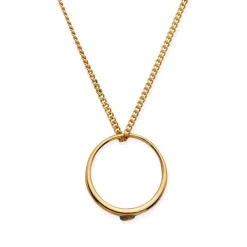 Polierte 333 Gold Taufkette Zirkonia KTR0014SLK