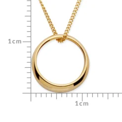 Polierte 333er Gelbgold Taufkette KTR0010SLK