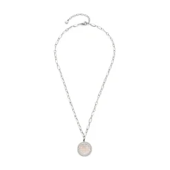 Polina Gravurkette für Damen aus Edelstahl mit Perlmutt 021516