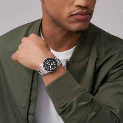 Quarzuhr Blue Dive für Herren aus Edelstahl FS6032