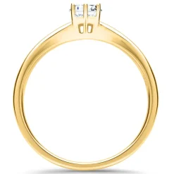 Ring aus 750er Gold mit lab-grown Diamant VR0379-LSL