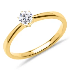Ring aus 750er Gold mit lab-grown Diamant VR0379-LSL