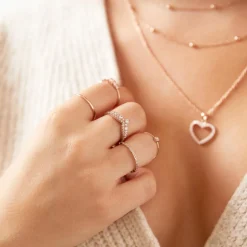 Ring aus 585er Roségold ER0008-14KR