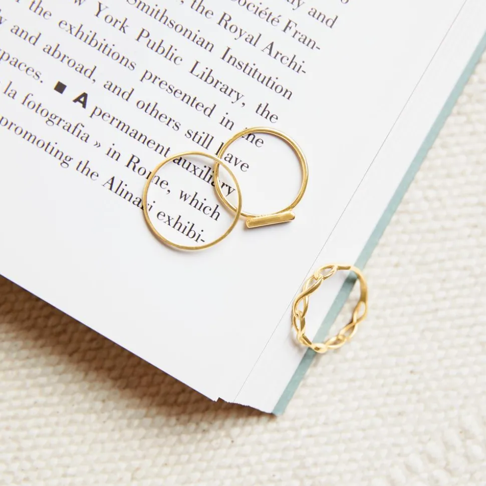 Ring aus 14-karätigem Gold ER0008-14KY