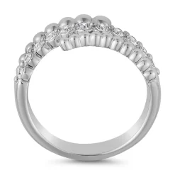 Ring aus Platin oder Weißgold mit lab grown Brillanten BDR0111LG-WSL