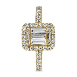 Ring für Damen aus Gold mit Diamanten BDR0044-GSL