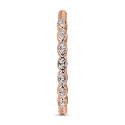 Ring für Damen aus Roségold mit lab grown Diamanten BDR0105LG-RSL