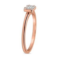 Ring für Damen aus Roségold mit Diamanten BDR0042-RSL