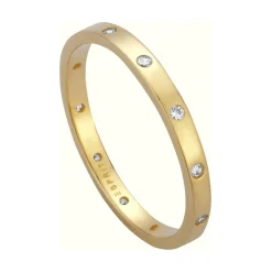 Ring für Damen aus vergoldetem 925er Silber, Zirkonia ESRG01101217