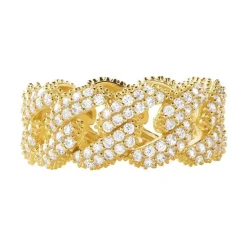 Ring für Damen aus vergoldetem 925er Silber, Zirkonia MKC1429AN710