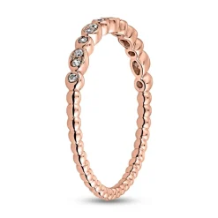 Ring für Damen mit Brillanten aus Roségold BDR0106-RSL