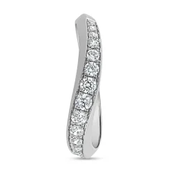 Ring mit lab grown Diamanten, Weißgold oder Platin BDR0064LG-WSL