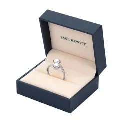 Ring Rope Pearl für Damen aus Edelstahl mit Perlen PH-FR-RoPe-S