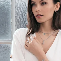 Ring Rope Pearl für Damen aus Edelstahl mit Perlen PH-FR-RoPe-S