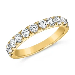 Ringset aus 14-karätigem Gold mit Brillanten ERSET0009SL