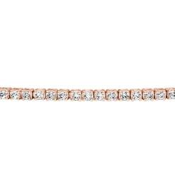 Rivière-Armband mit 100 Diamanten aus Roségold BDB0029-RSL
