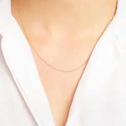 Roségoldene Ankerkette aus 585er Gold GC0018