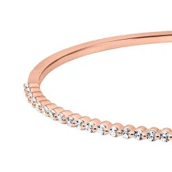 Roségoldener Armreif für Damen mit lab grown Diamanten BDB0023LG-RSL