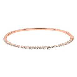 Roségoldener Armreif für Damen mit lab grown Diamanten BDB0023LG-RSL