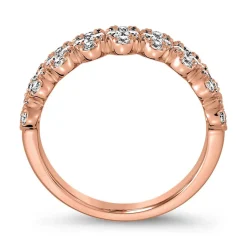 Roségoldener Damenring mit lab-grown Diamanten BDR0049LG-RSL