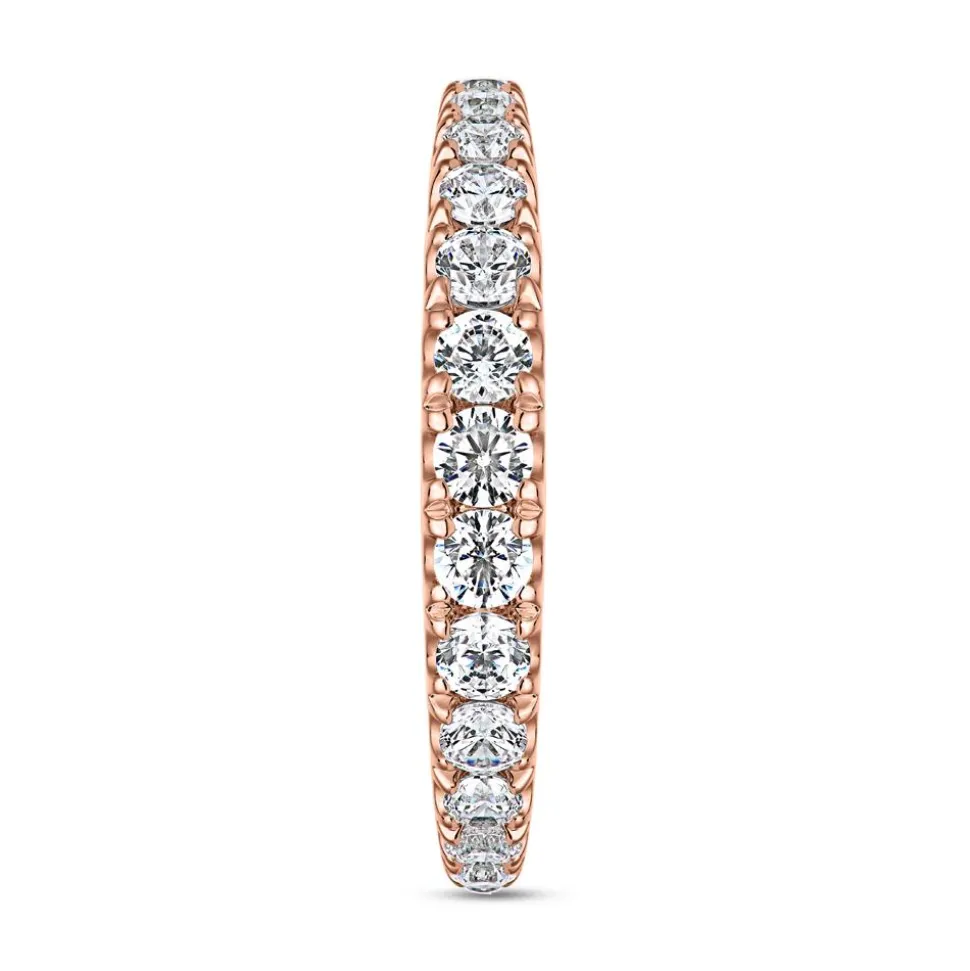 Roségoldener Diamantring für Damen BDR0090-RSL