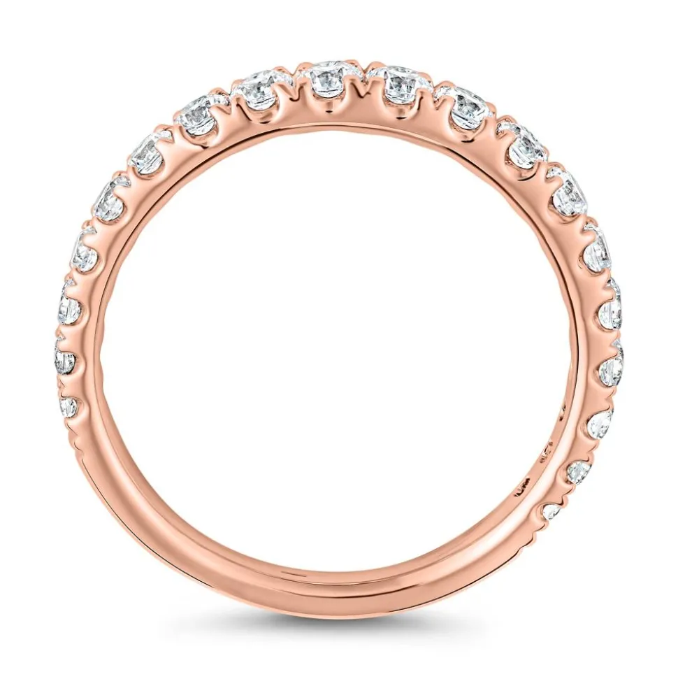 Roségoldener Diamantring für Damen BDR0090-RSL