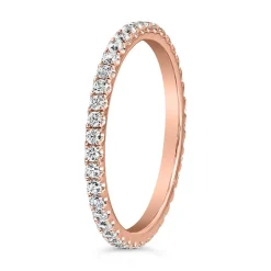 Roségoldener Eternity Ring mit Labordiamanten BDR0131LG-RSL