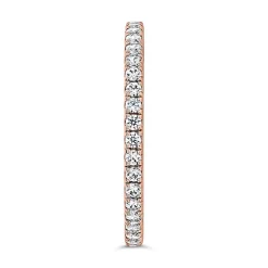 Roségoldener Eternity Ring mit Labordiamanten BDR0131LG-RSL