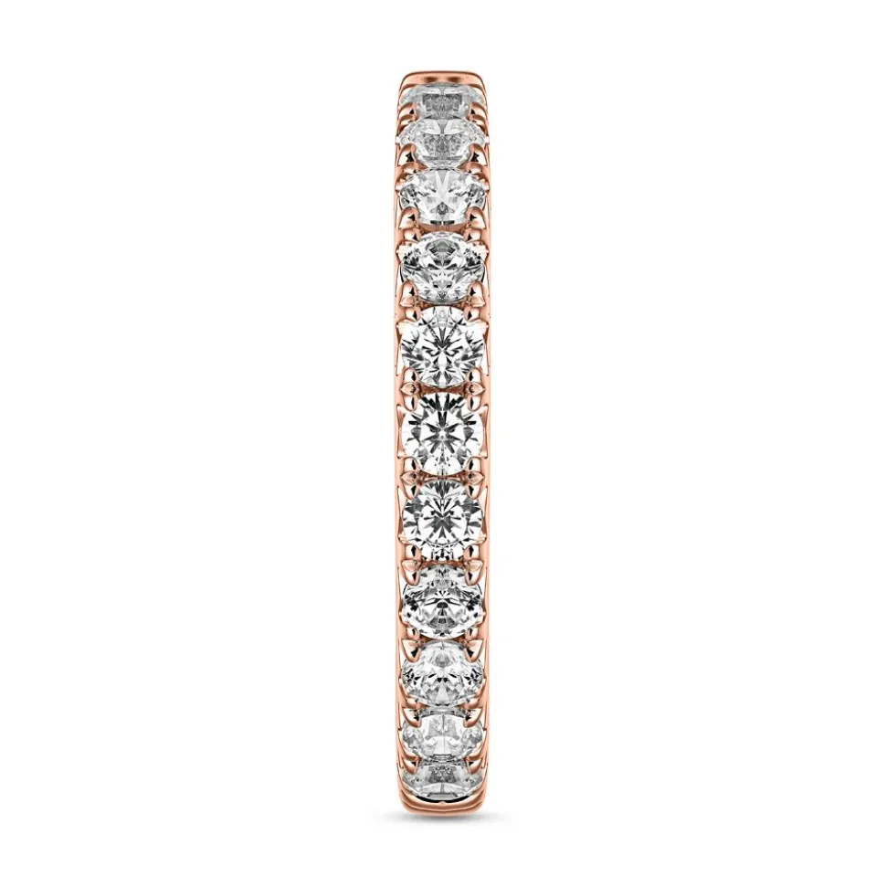 Roségoldener Ewigkeitsring mit Diamantbesatz BDR0116-RSL