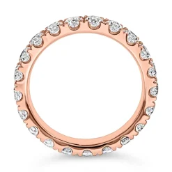 Roségoldener Memoire Ring mit lab grown Diamanten BDR0134LG-RSL