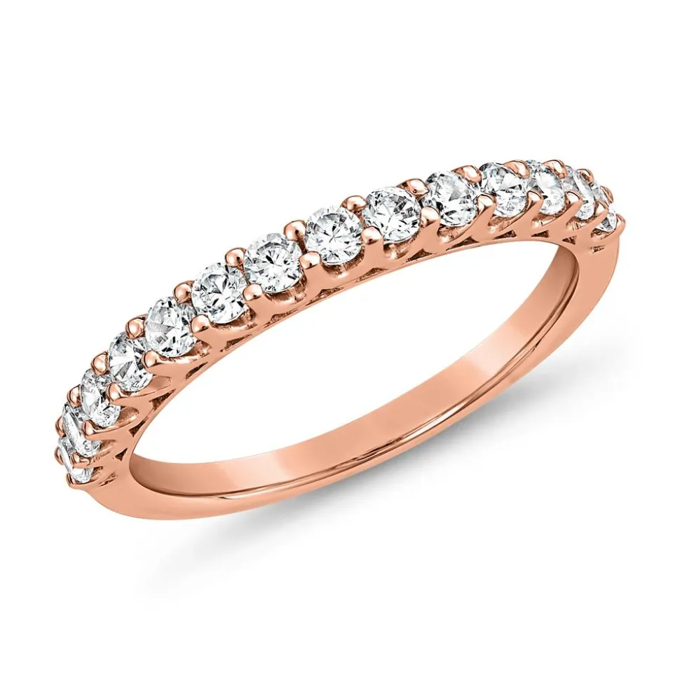 Roségoldener Ring für Damen mit Brillanten BDR0050-RSL