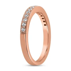 Roségoldener Ring mit laborgezüchteten Brillanten BDR0057LG-RSL