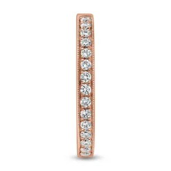 Roségoldener Ring mit laborgezüchteten Brillanten BDR0057LG-RSL